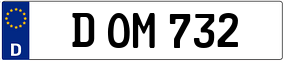 Truck License Plate